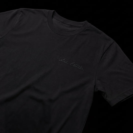 basic black tee
