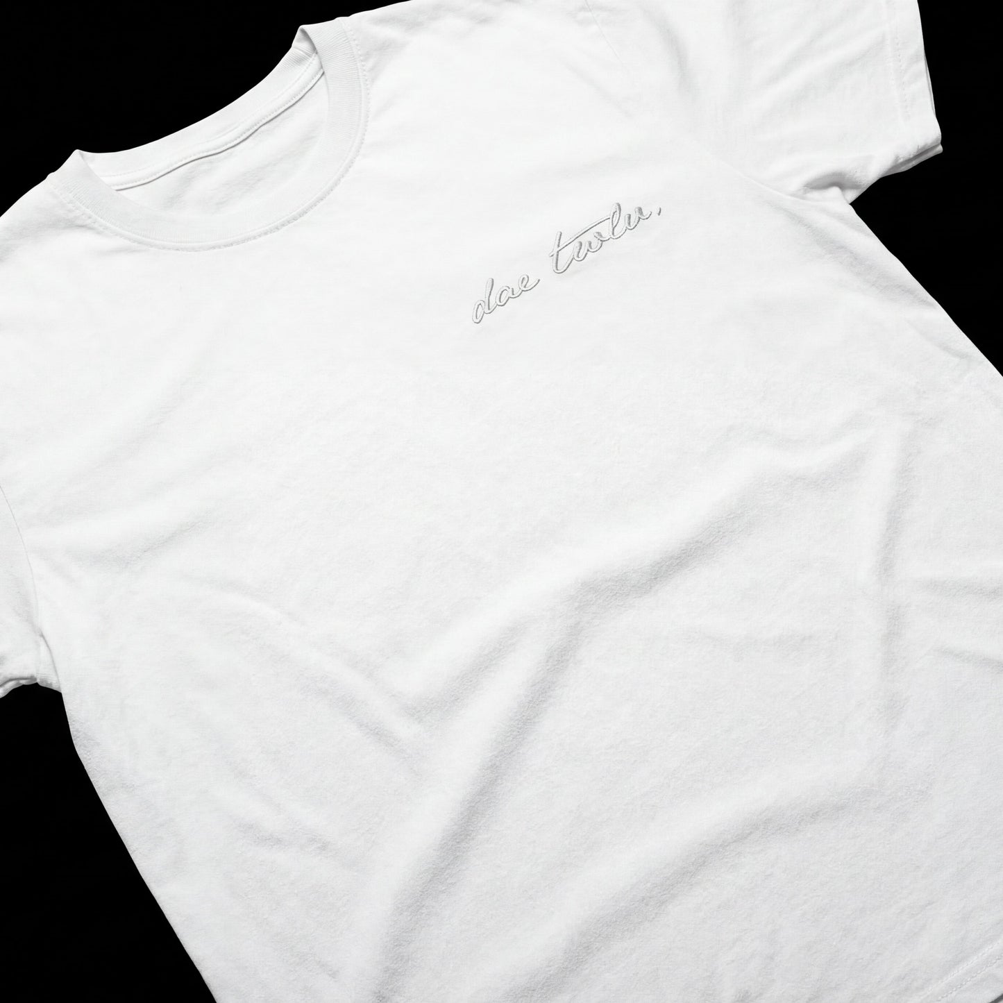 basic white tee