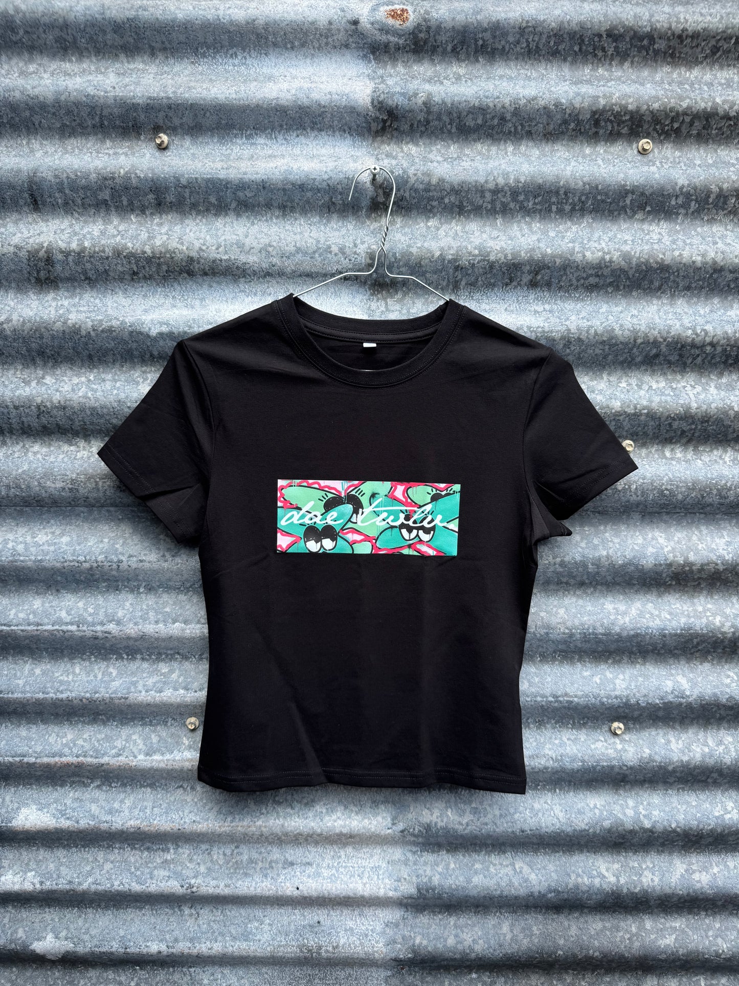women's baby tee artwork