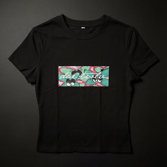 women's baby tee artwork