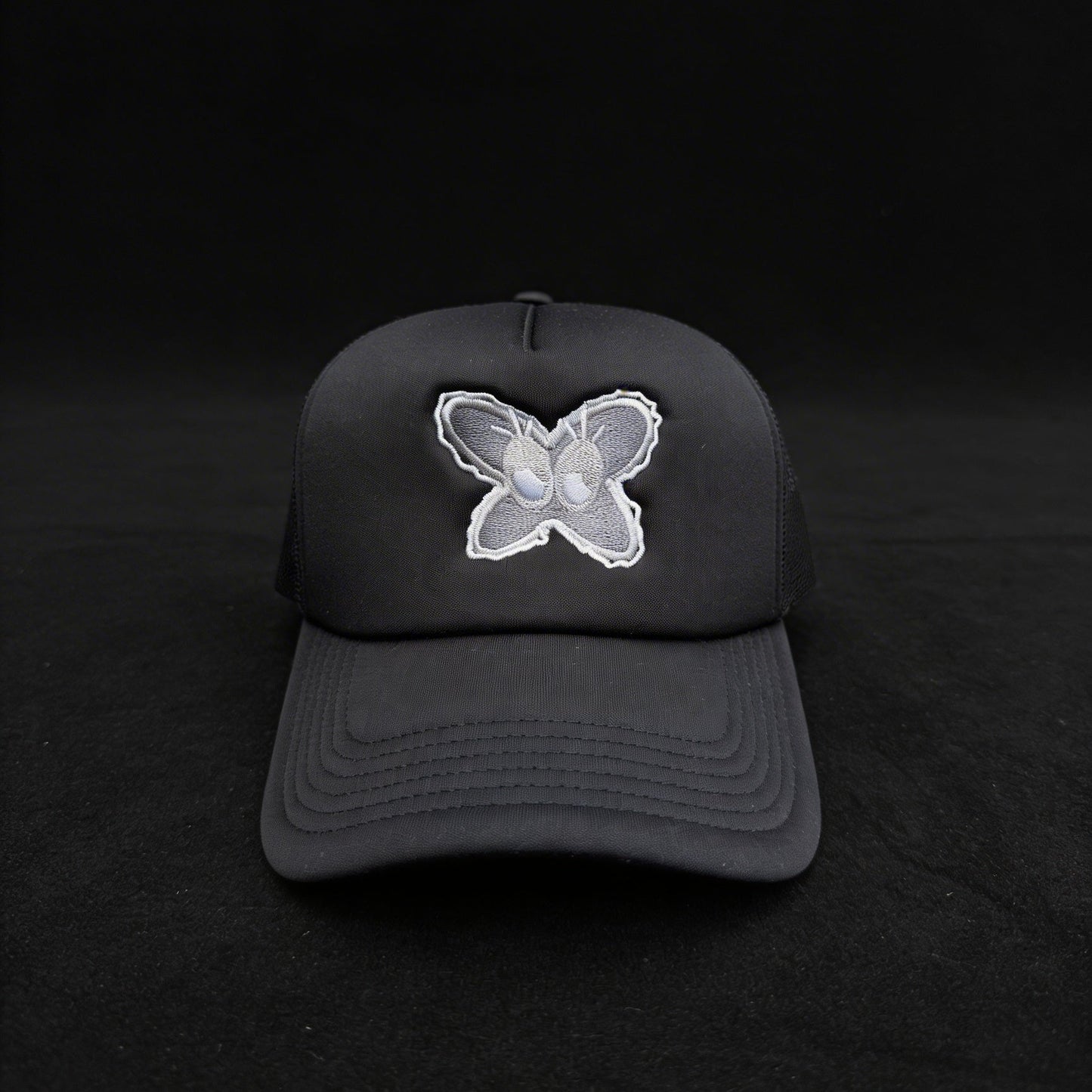 logo mesh trucker cap