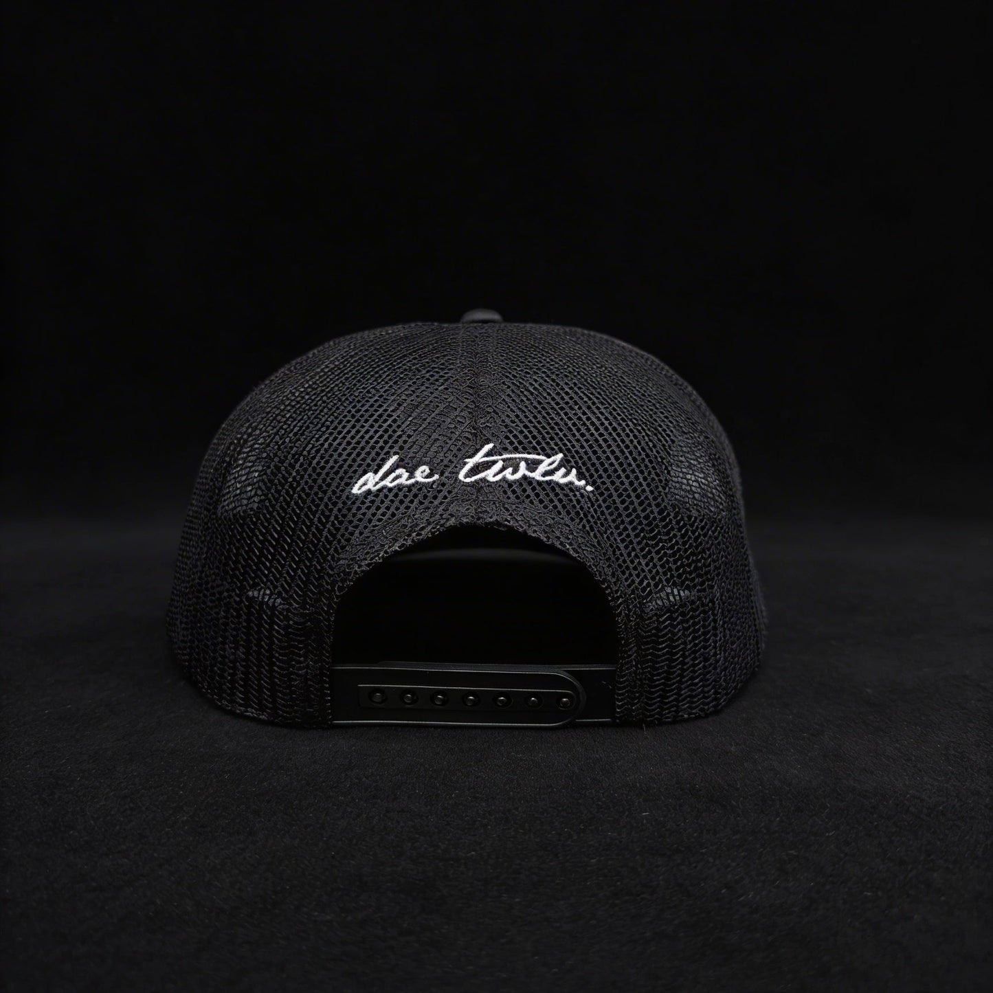 logo mesh trucker cap